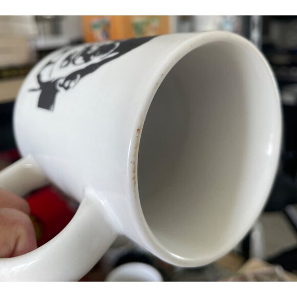 Vintage Salvador Dalí "I Am Not Mad!" White Ceramic Mug Museum St. Pete FL - Picture 7 of 7